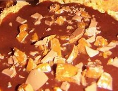 tartelette chocolat aux clats de daim